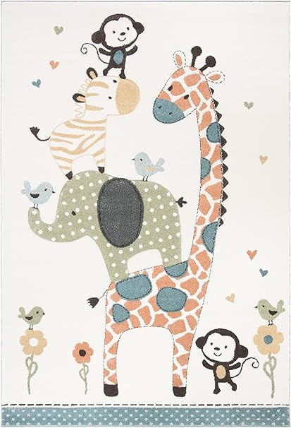 Carousel Kids Collection High Traffic Area Rug