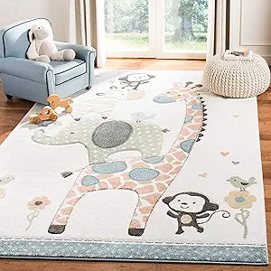 Carousel Kids Collection High Traffic Area Rug