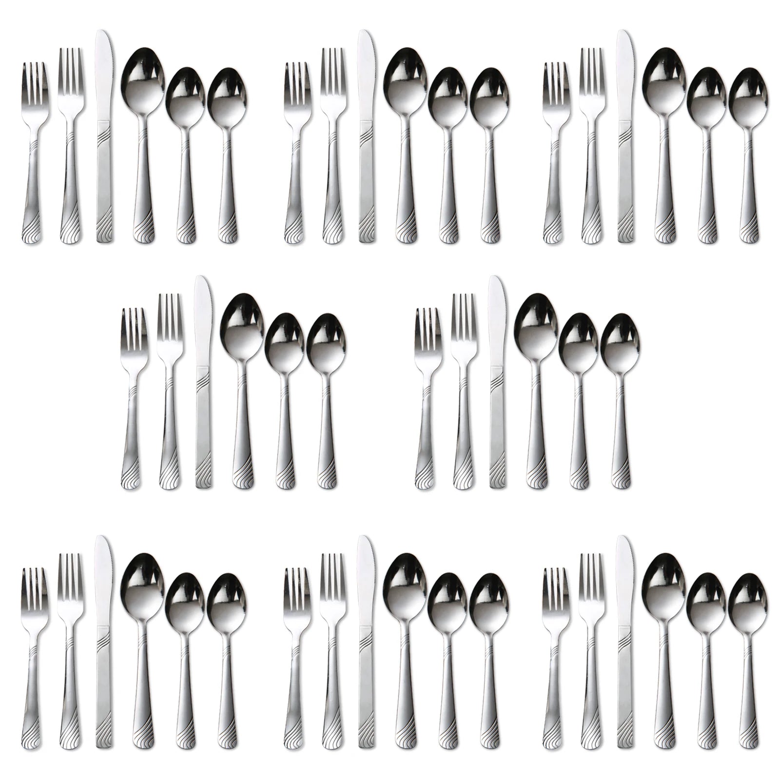HANSMART 48Pcs Flatware Set
