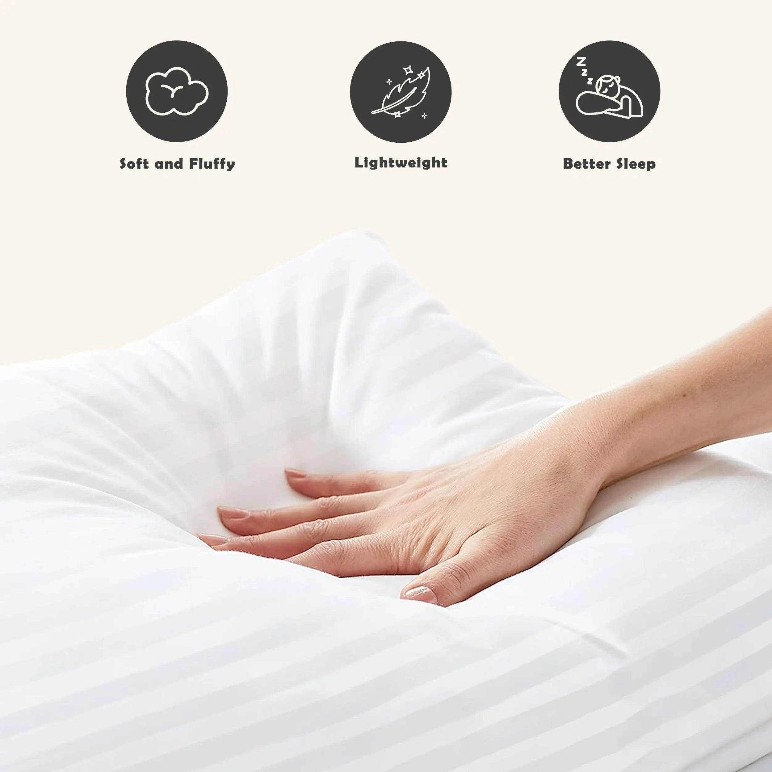 LUX Décor Hotel Stripe Pillows