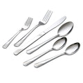 HANSMART 48Pcs Flatware Set for 8 Stainless Steel Knife Fork Spoon Tableware Flatware Set Kitchen Dinnerware Gift
