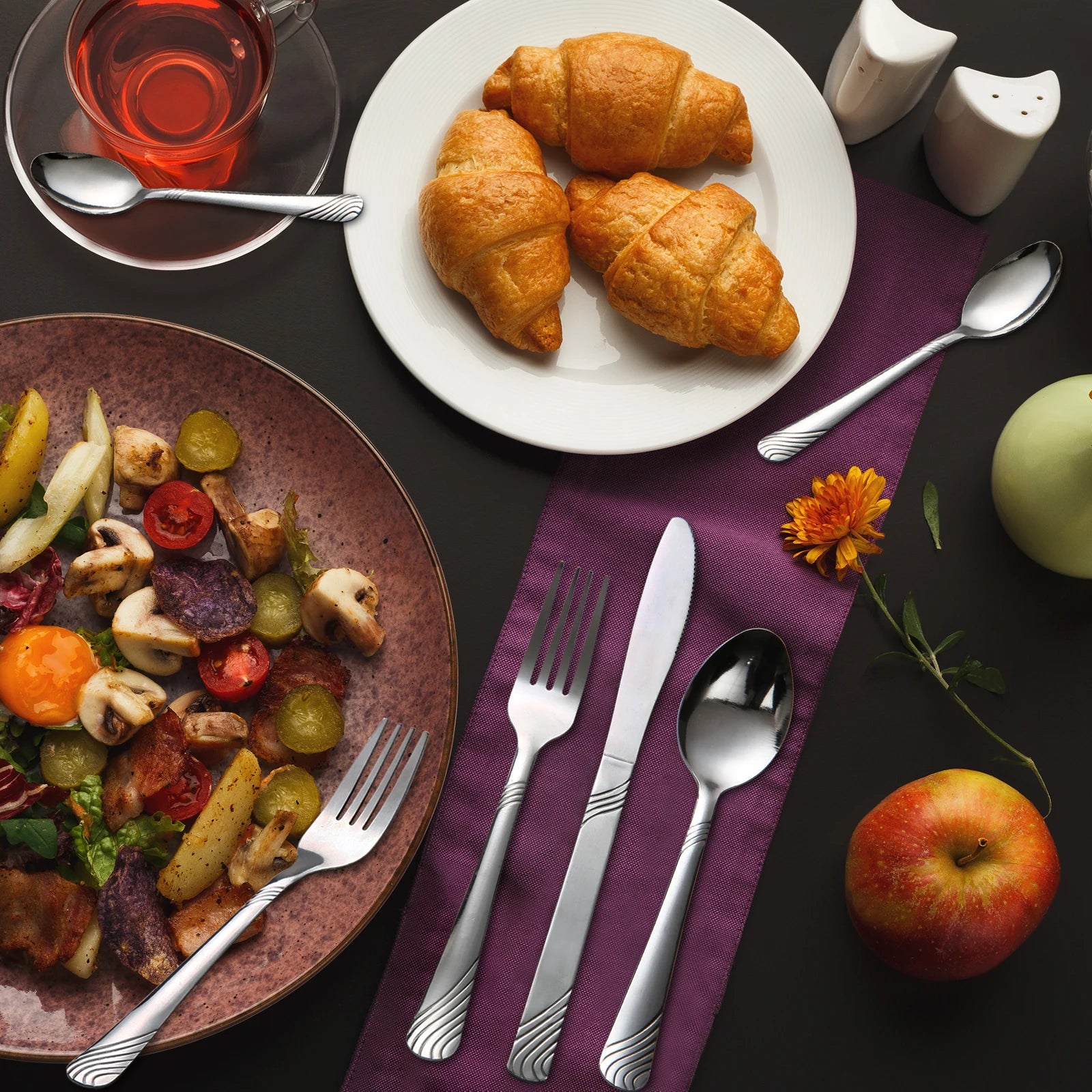 HANSMART 48Pcs Flatware Set