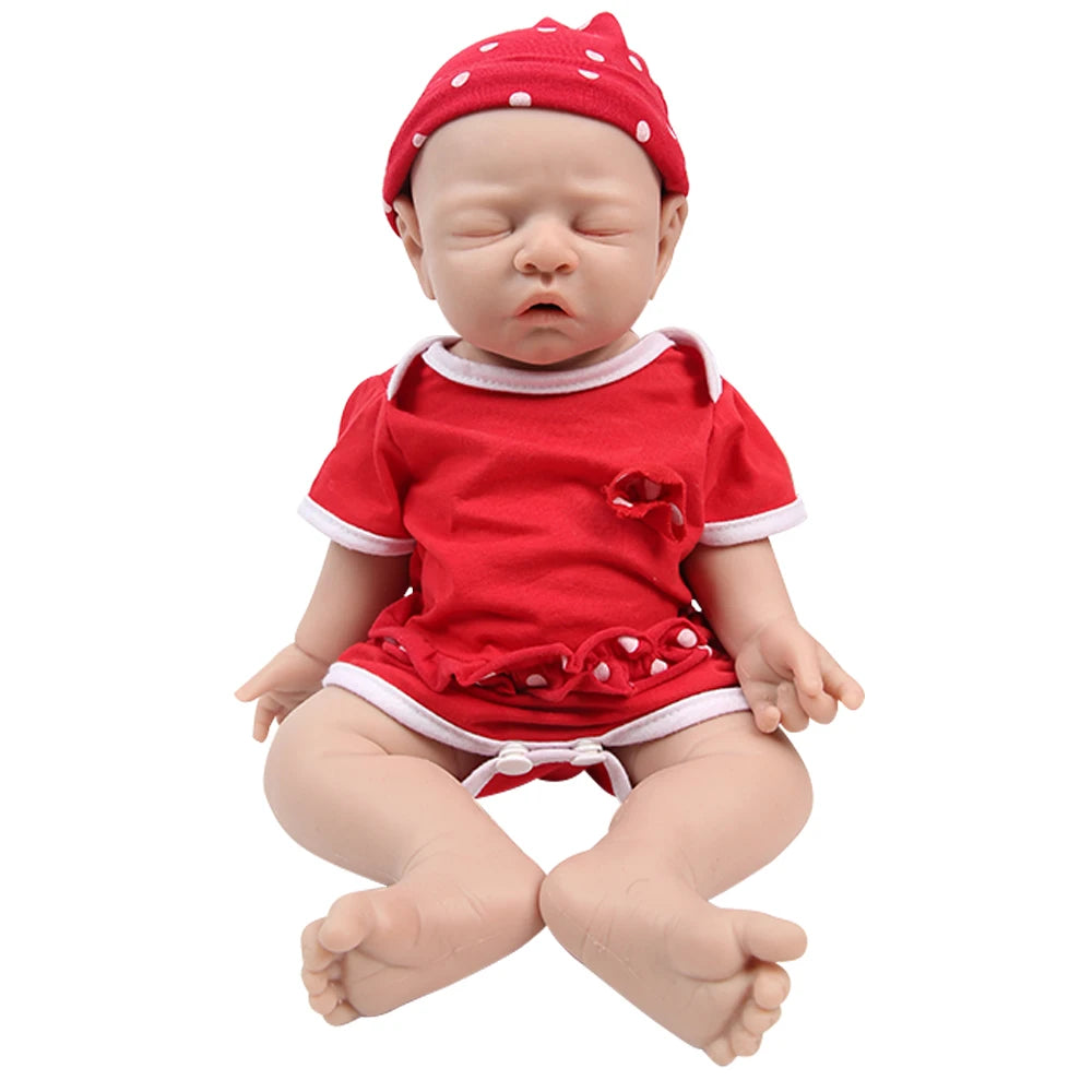 Full Body Silicone Reborn Baby Dolls Realistic Reborn Soft Doll