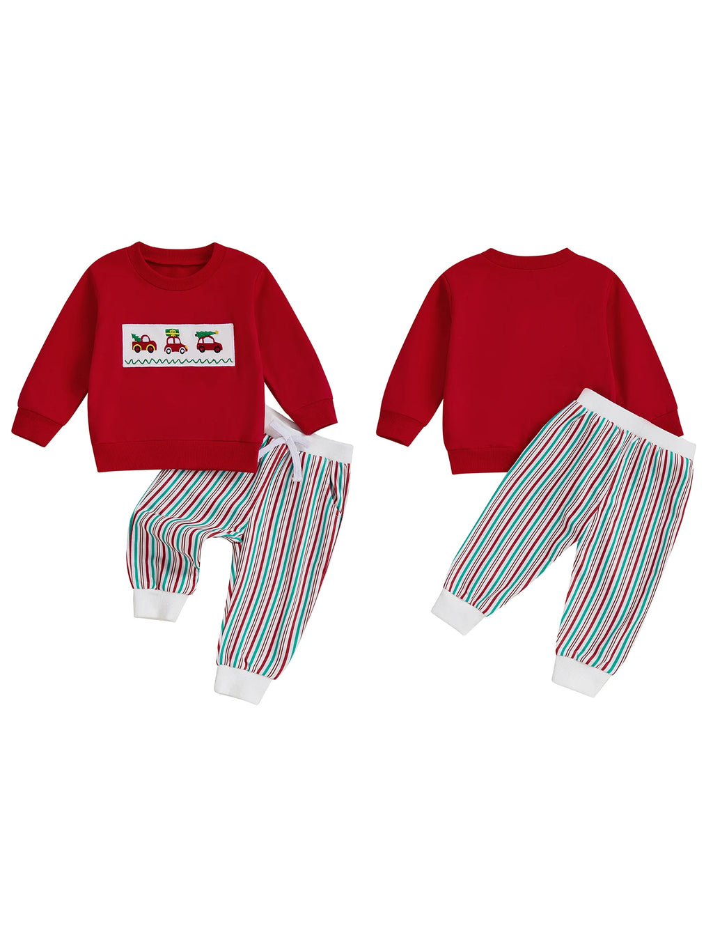Cute Baby Outfit Adorable Bear Print Hoodie with Cozy Joggers Set for Infant Boys and Girls Winter Clothes