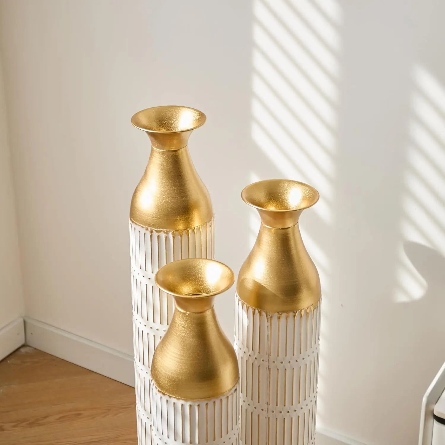 Gold Metal Vase