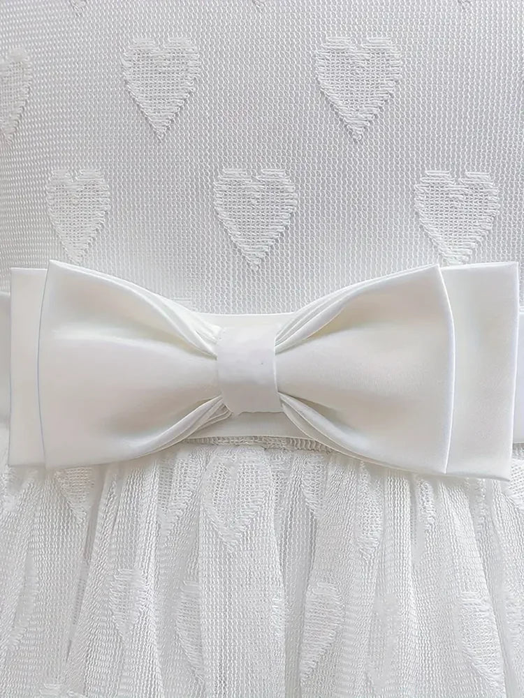 Girls Party Dresses Summer Luxury Elegant Bow Princess Dress