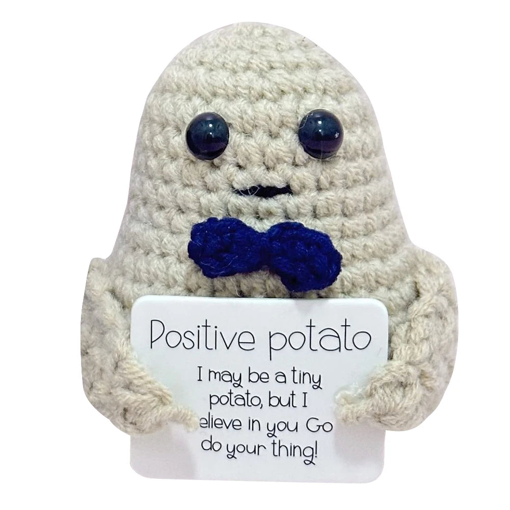 Cute Handwoven Ornaments with Wooden Base