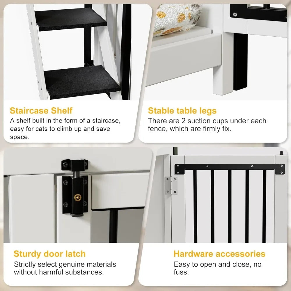 Loft-Style Dog Crate