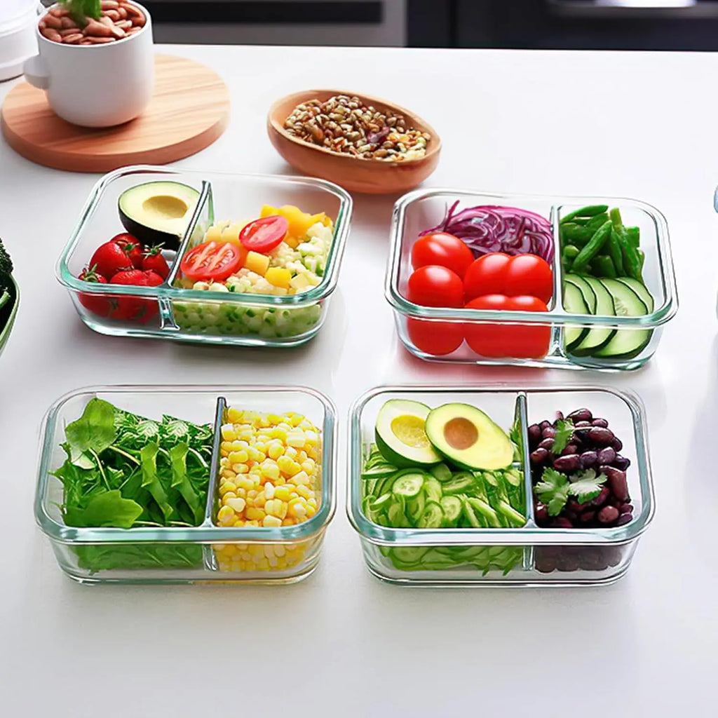 10-Pack 30oz Glass Meal Prep Containers