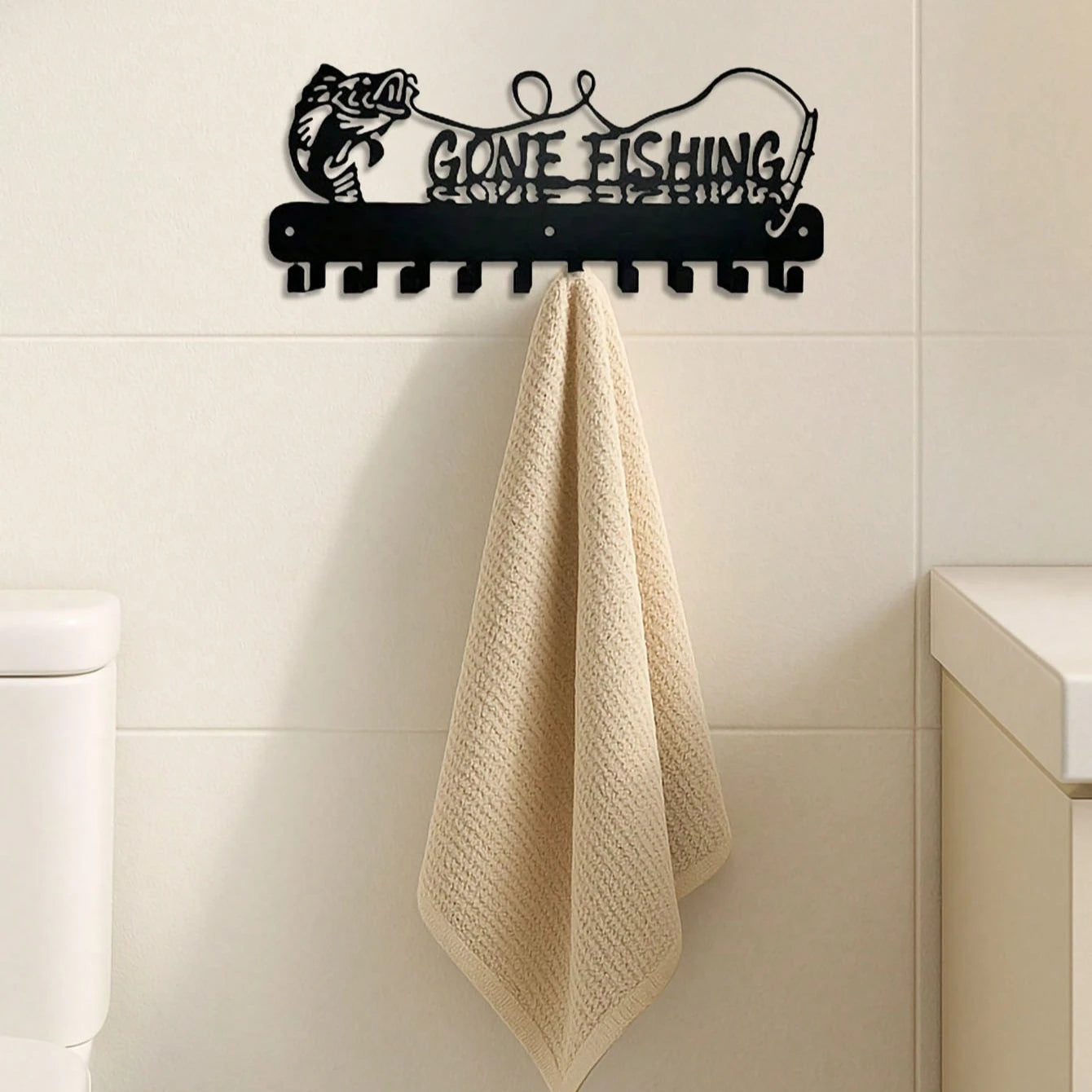 Chic Black Metal Wall Hook