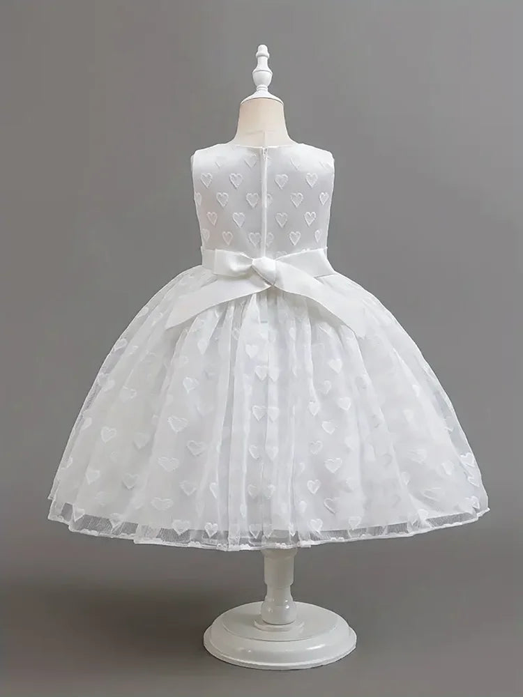 Girls Party Dresses Summer Luxury Elegant Bow Princess Dress