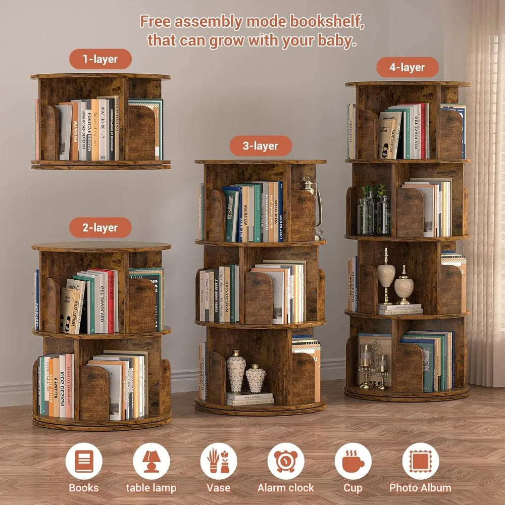 Rotating /Corner Bookshelf,