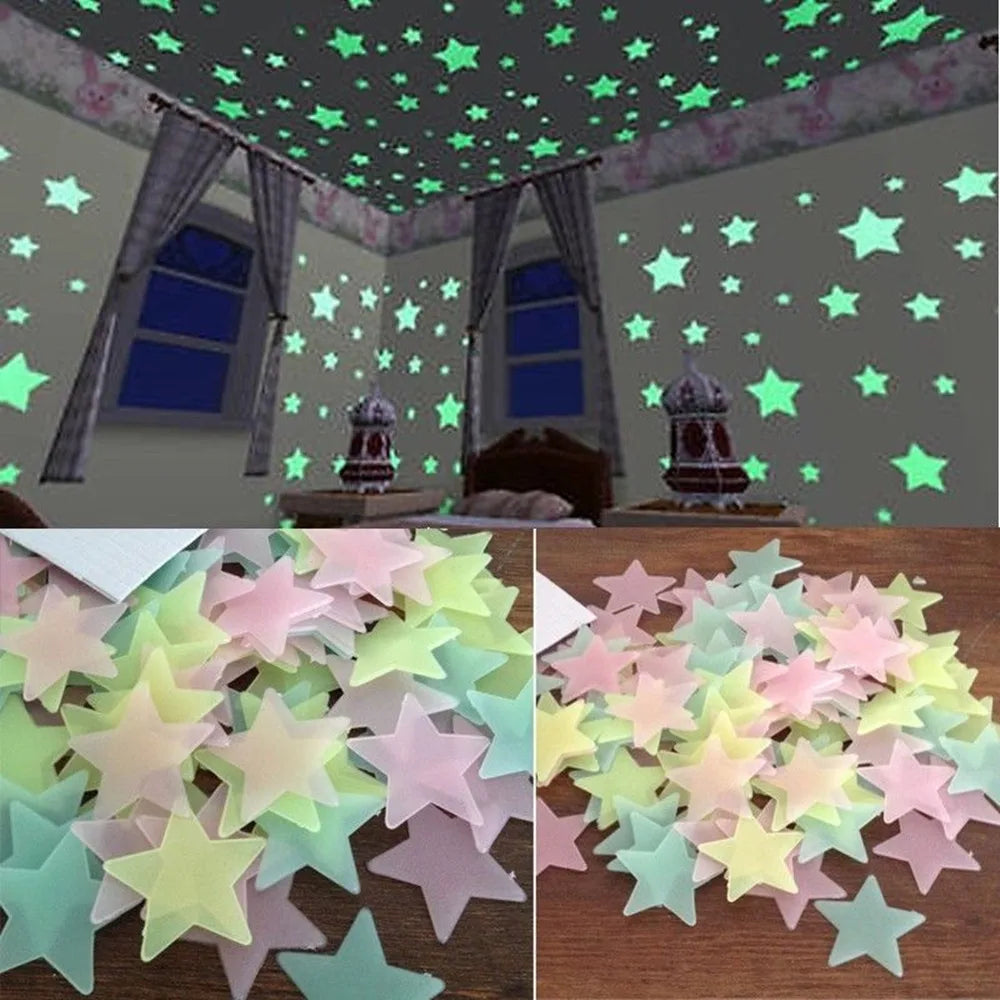Glow In The Dark Star Stickers
