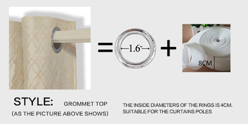 1PC Cross-Border Curtains