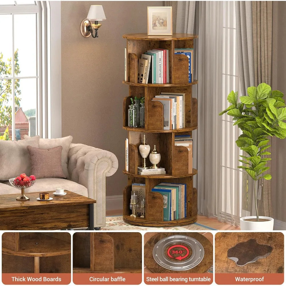 Rotating /Corner Bookshelf,