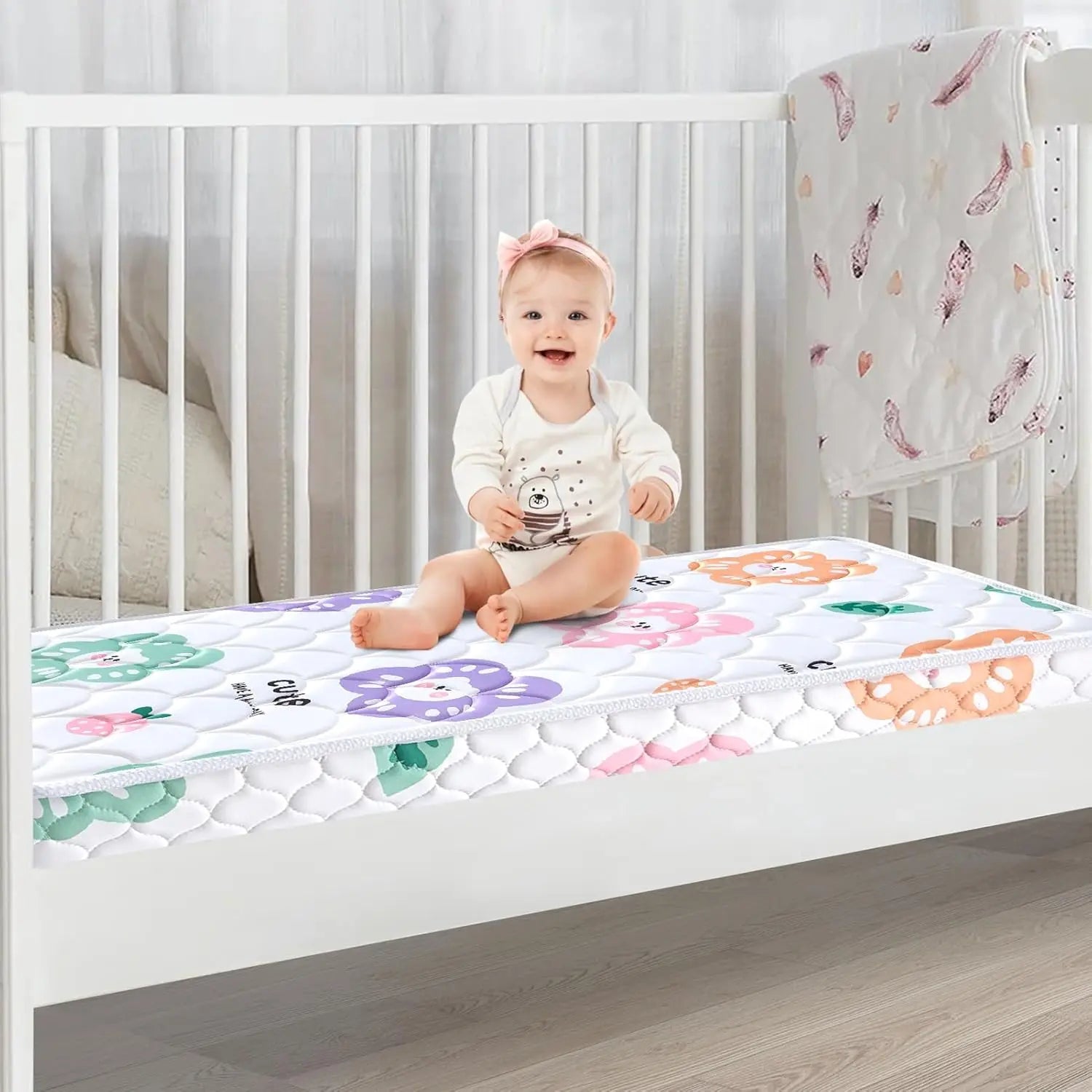 Crib and Toddler Mattress - 52" x 27.6" x 5"