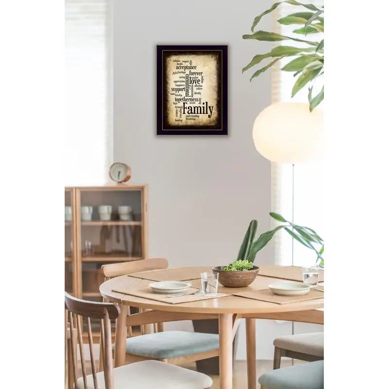 Framed Wall Art Print "Family
