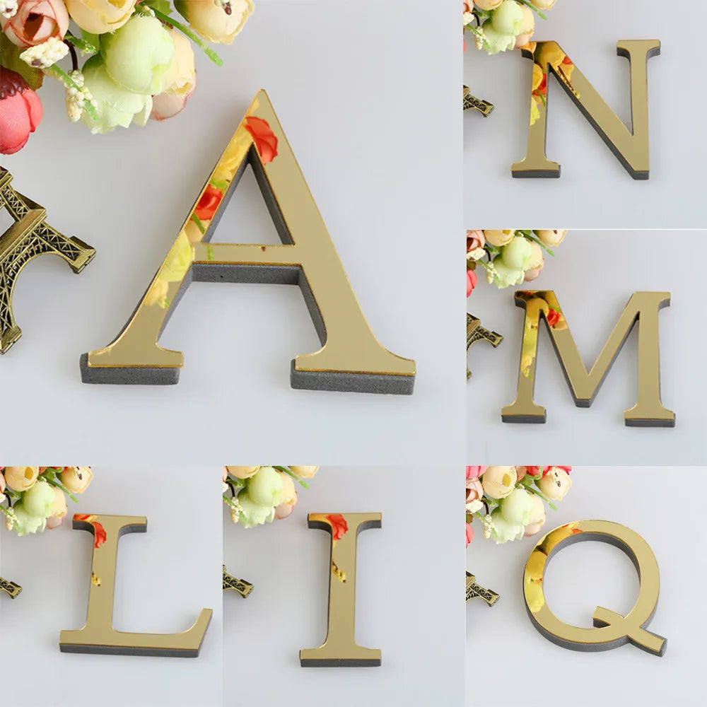 26 English Letters Wall Sticker