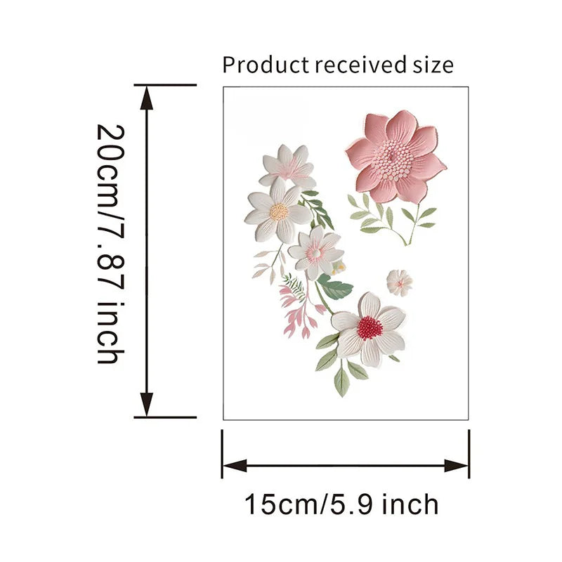 Beautiful Flowers Switch Wall Sticker