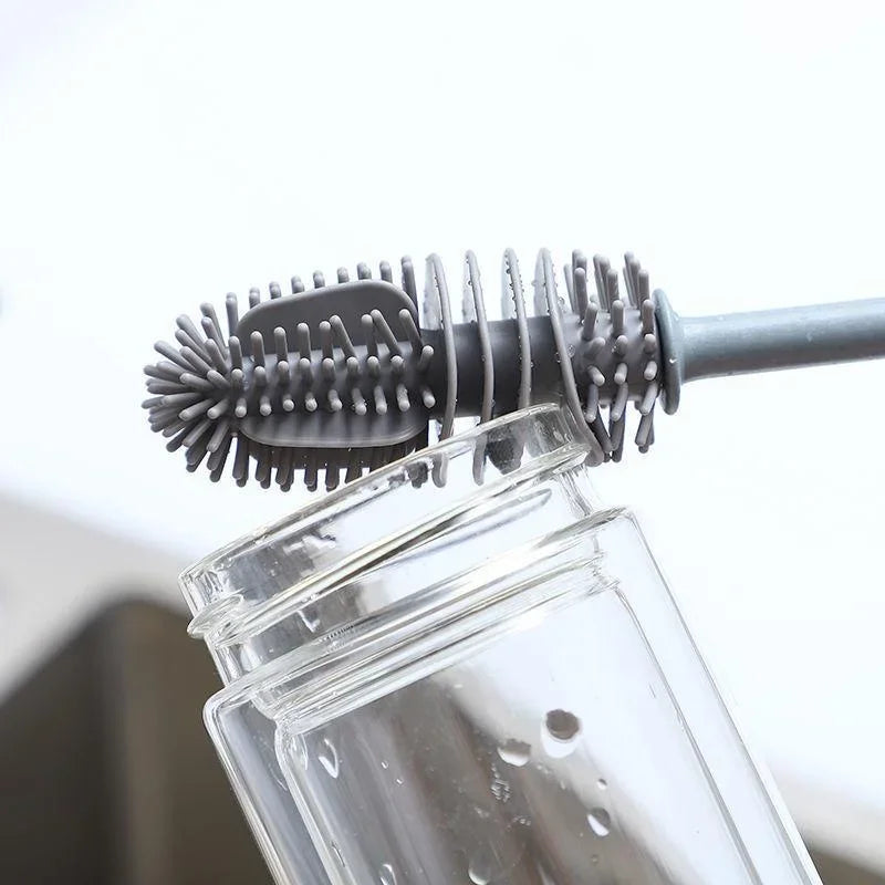 Silicone Milk Bottle Brush Cup Scrubber