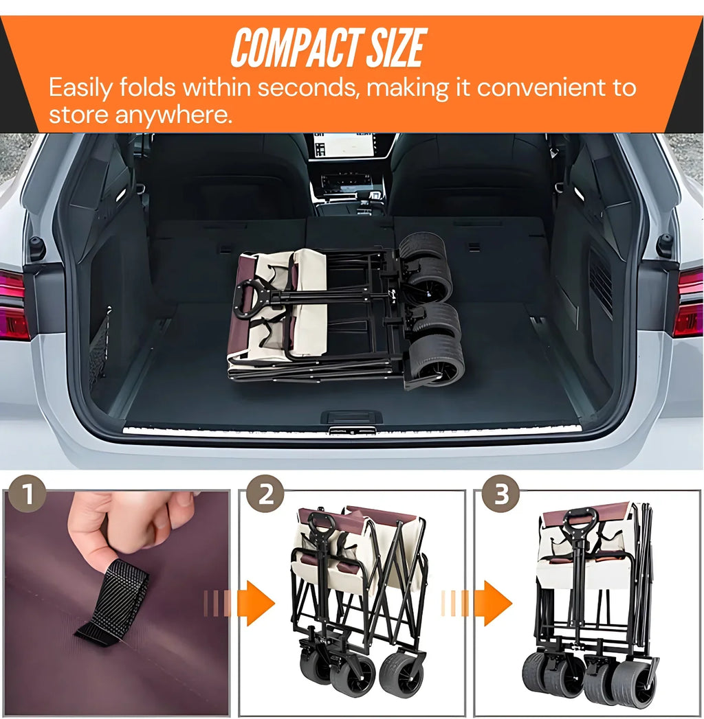 HEPFTURE FlexiLite Folding Wagon