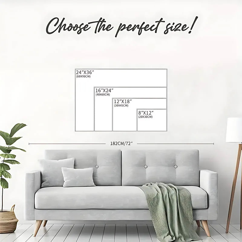 Wooden Framed Bathroom Rules Canvas Wall Art