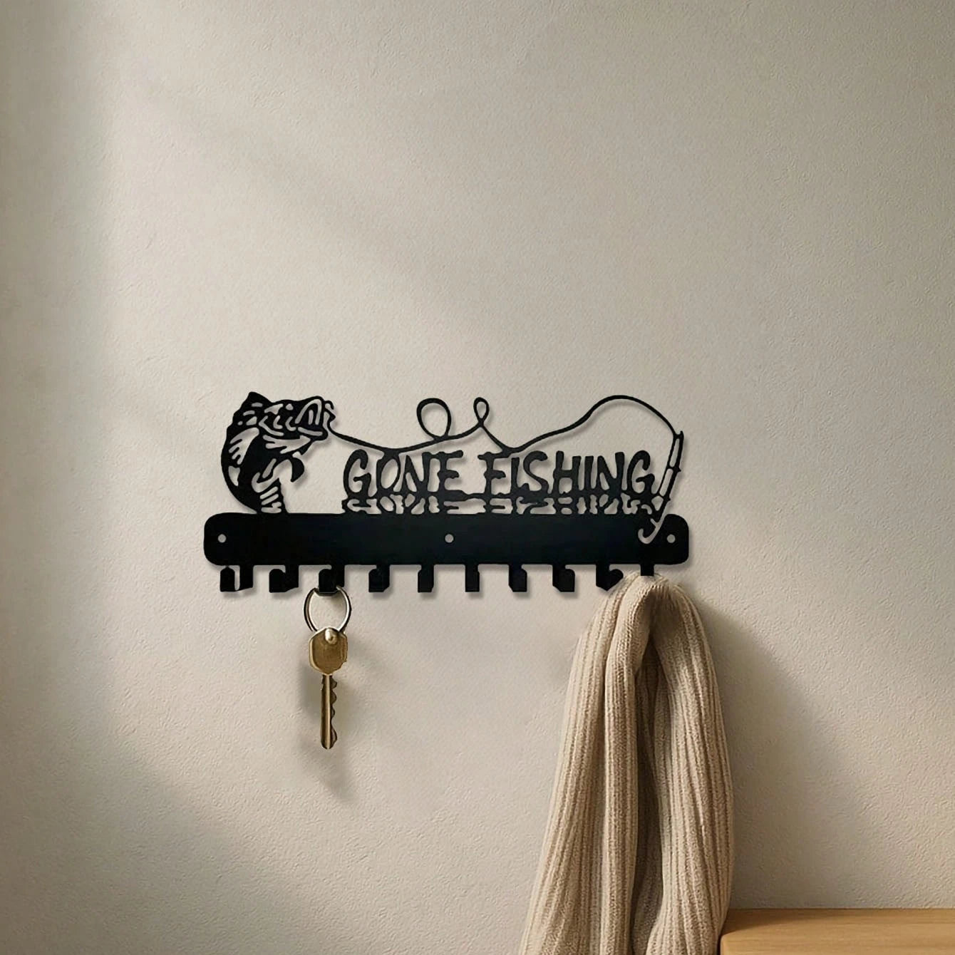 Chic Black Metal Wall Hook