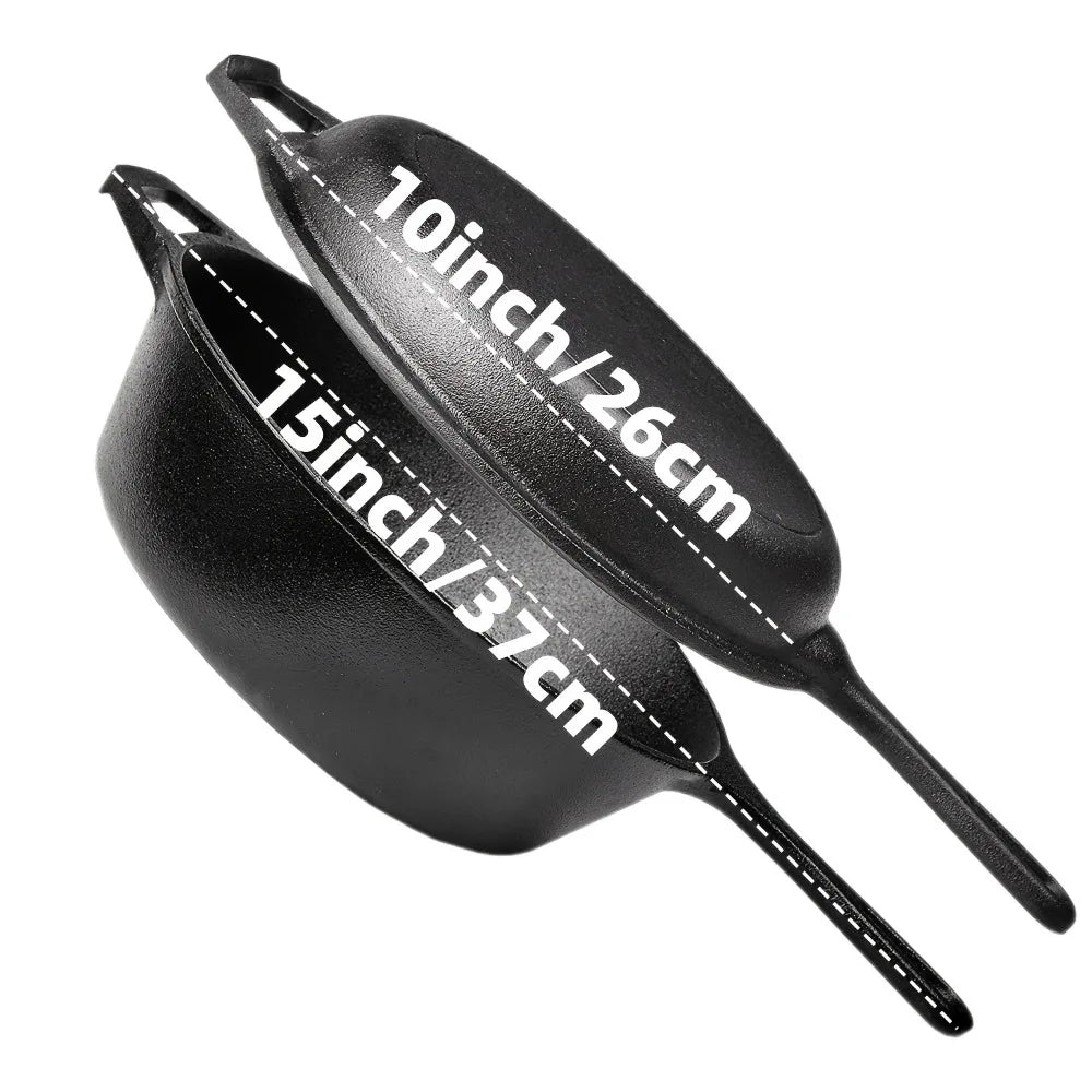 3PCS Cast Iron Skillet Set