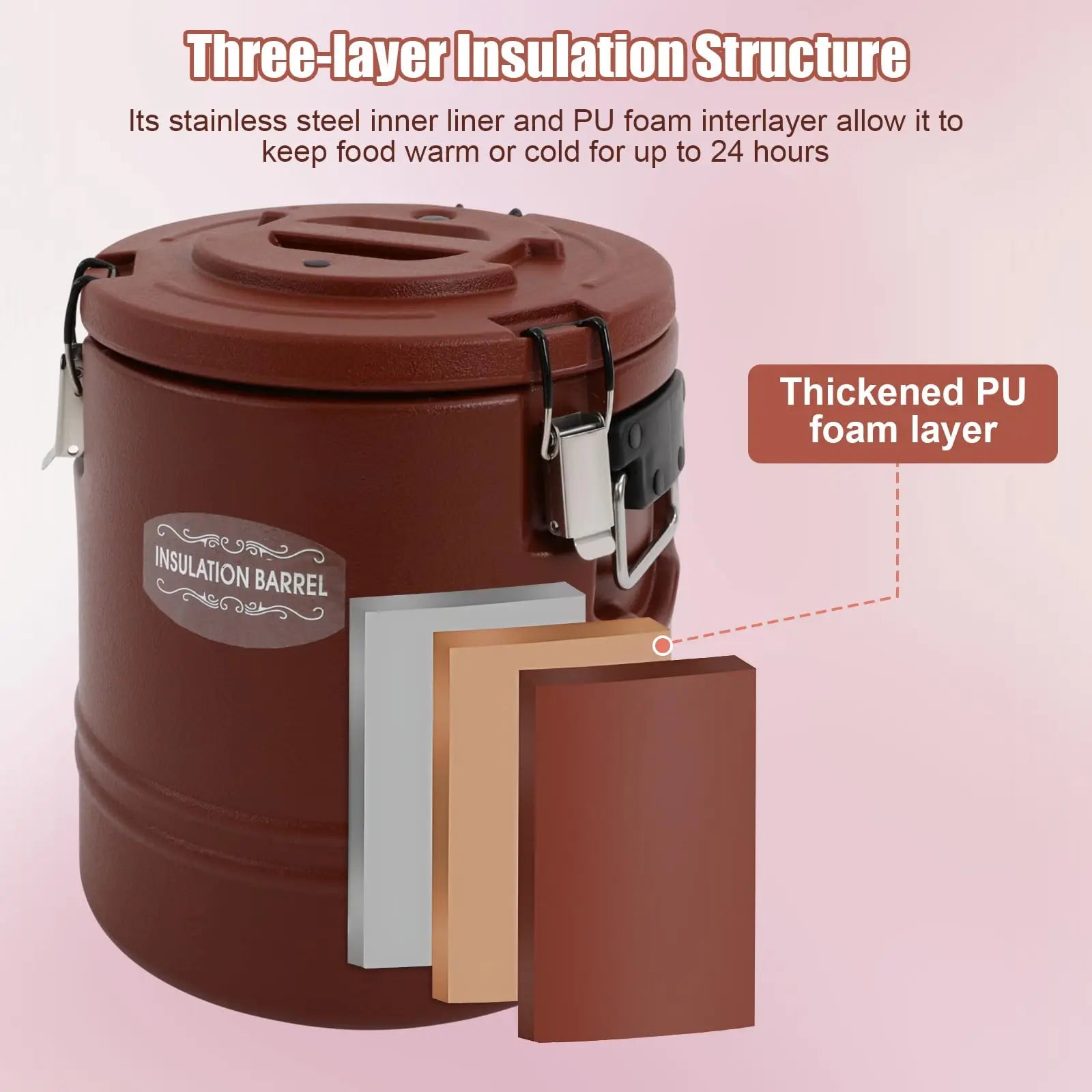 15.9Qt Insulated Soup Container