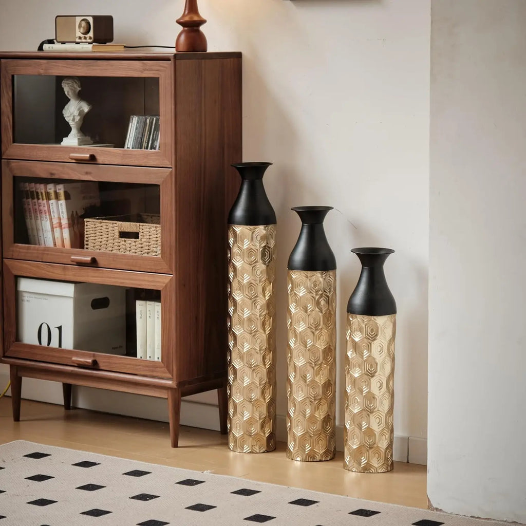 Gold Metal Vase