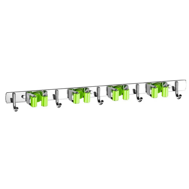 Wall Mount Mop Organizer Holder