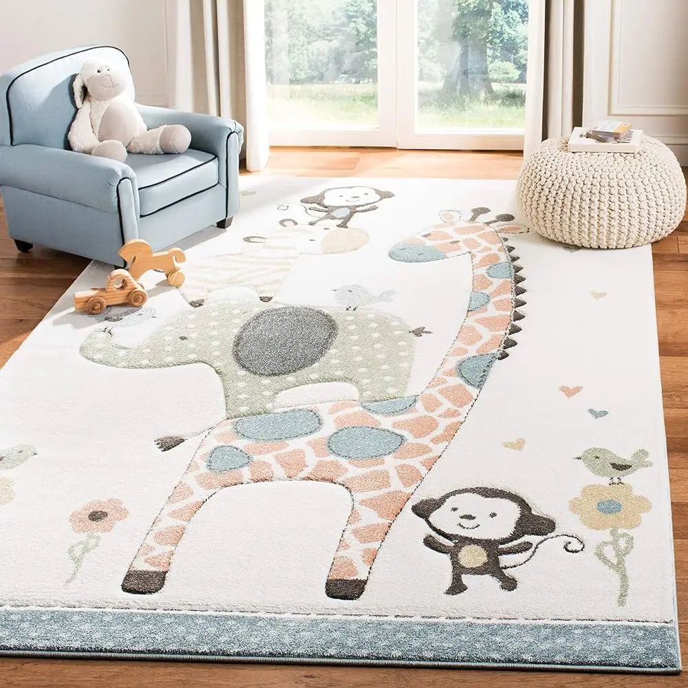 Carousel Kids Collection High Traffic Area Rug