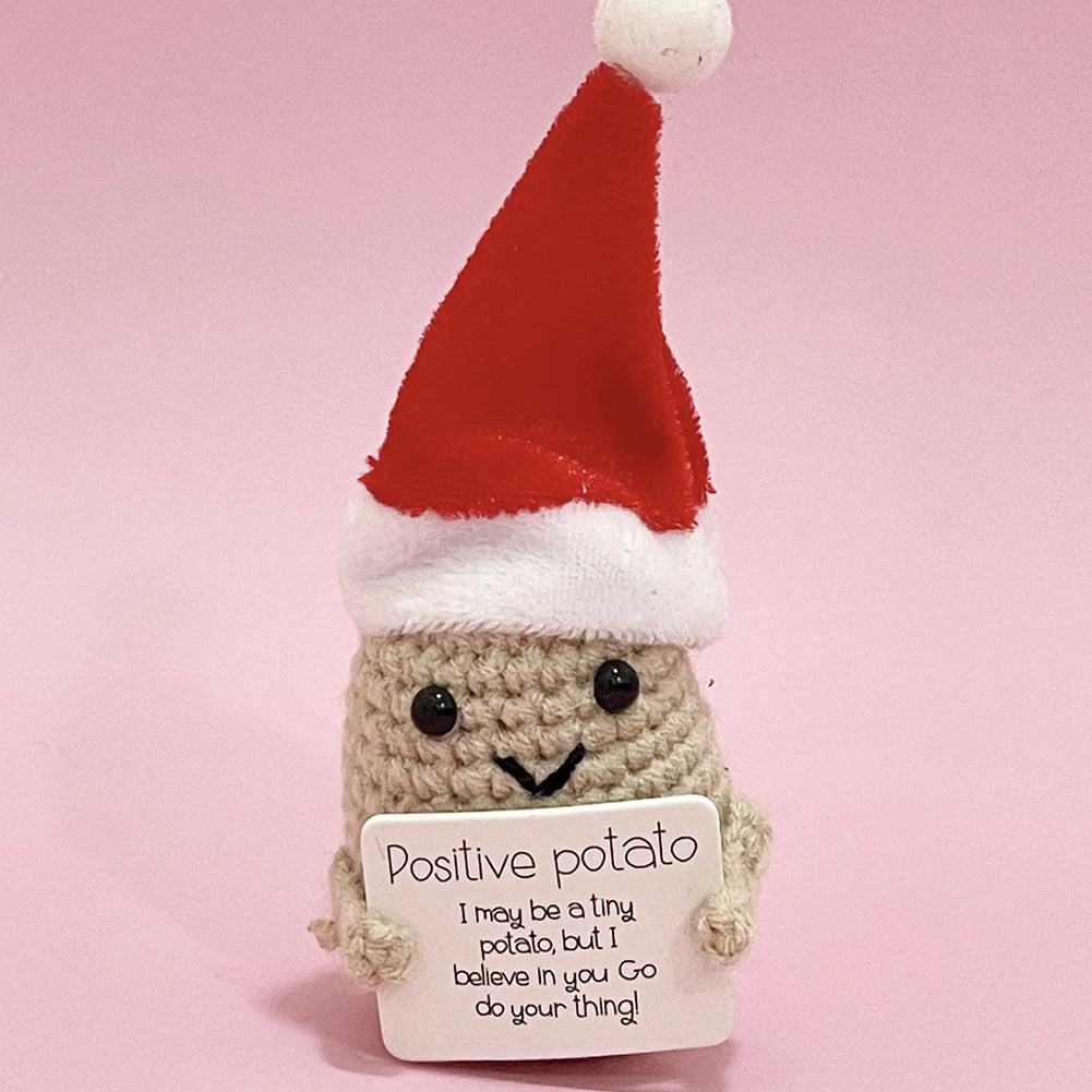 Cute Handwoven Ornaments with Wooden Base