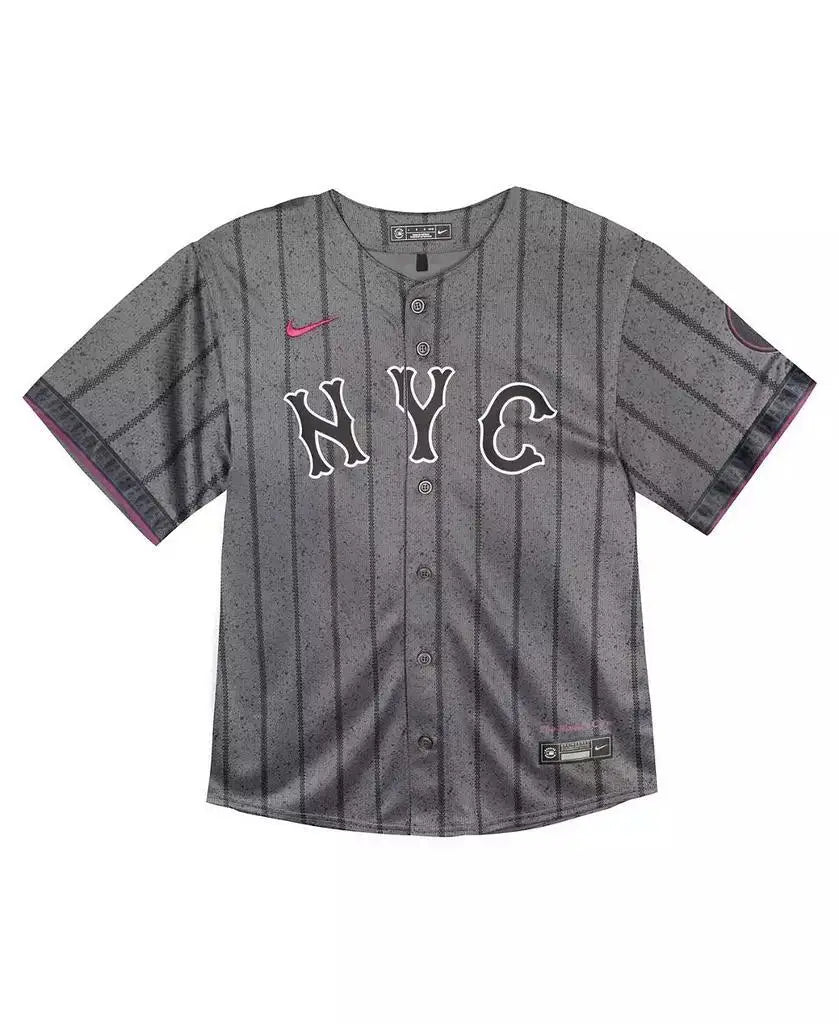Nike | Baby Boys and Girls Gray New York Mets 2024 City Connect Limited Jersey