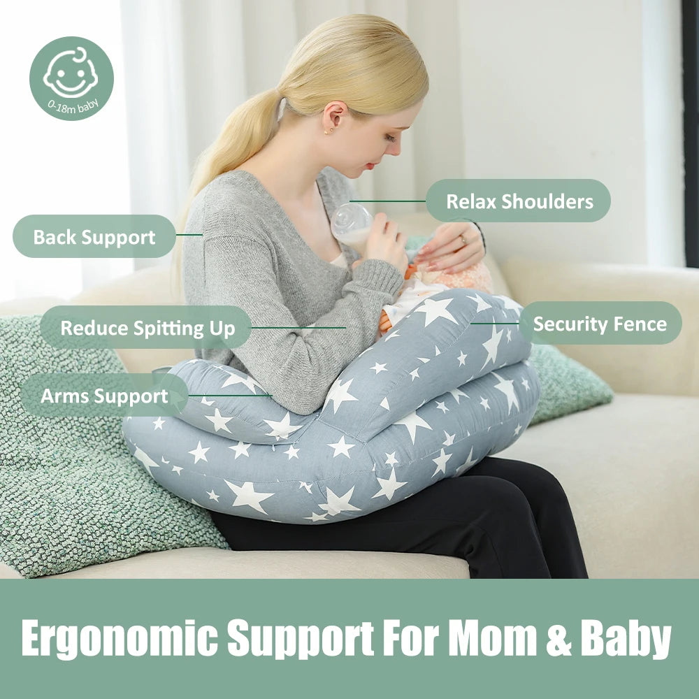 Adjustable Nursing Pillow for Breastfeeding,
