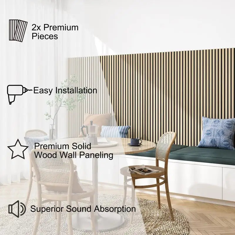 Soundproof Wood Slat Wall Panels