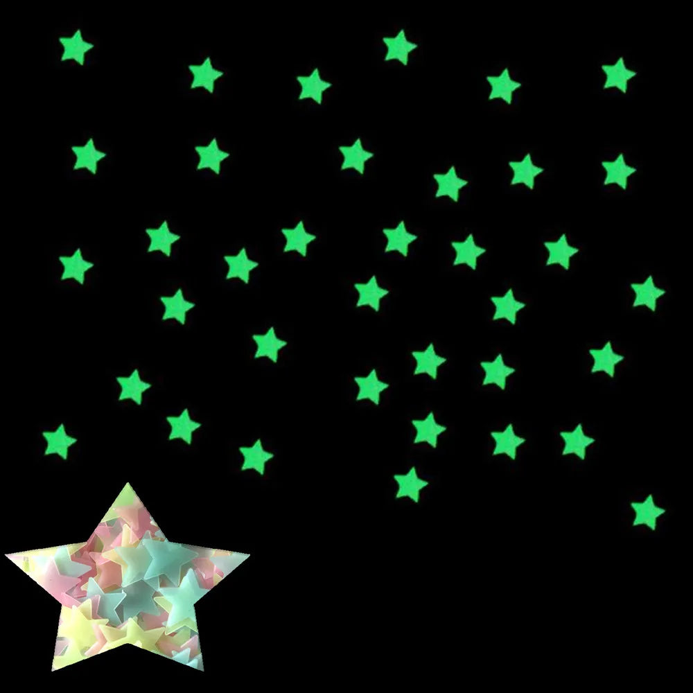 Glow In The Dark Star Stickers