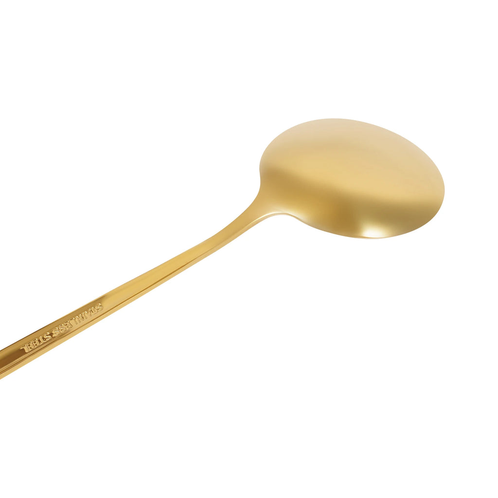90 Pcs Gold Flatware Set