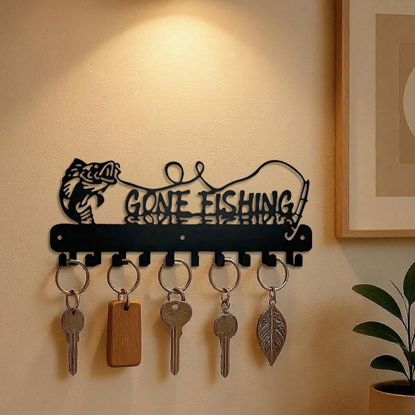 Chic Black Metal Wall Hook