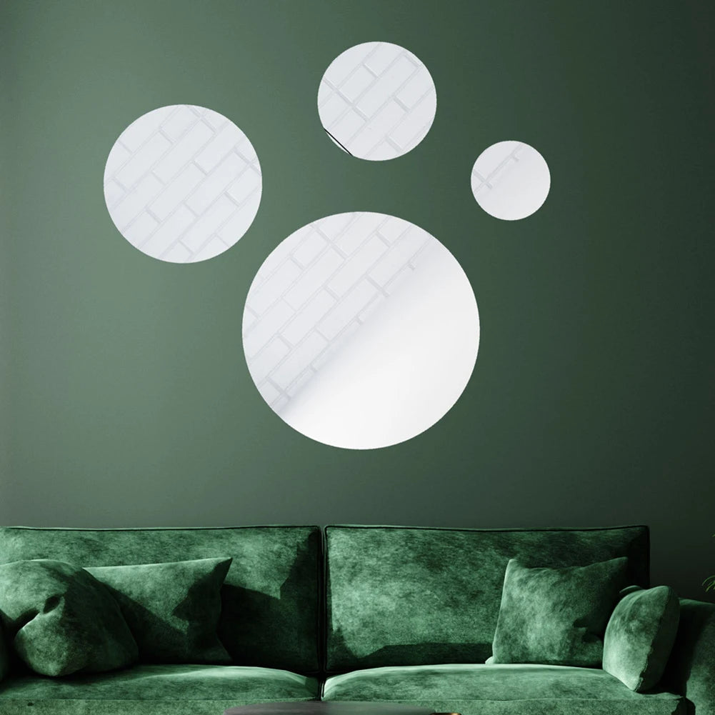 Small Circle Mirror Decals