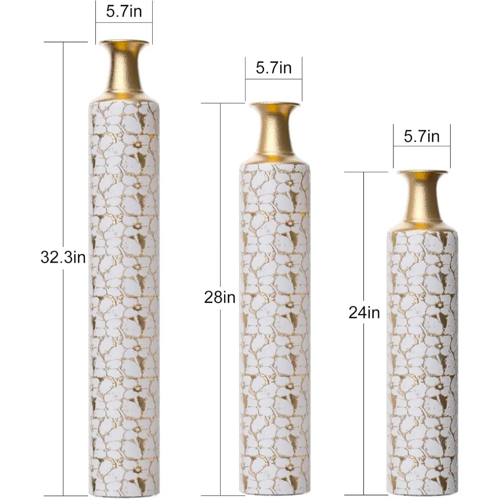 Gold Metal Vase