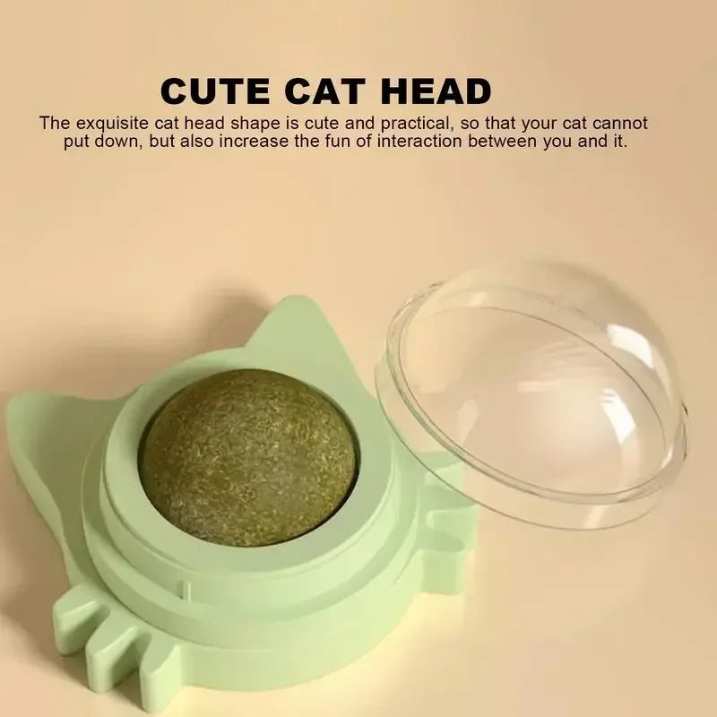 Catnip Balls Funny Lickable Cat Snack Catnip Balls Kitten Playing Chewing Cleaning Teeth Toy For Small Medium Cats Pet Supplies