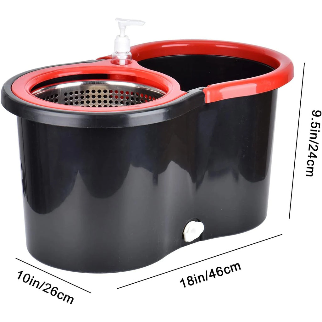 360° Spin Mop Bucket Sets with Wring System