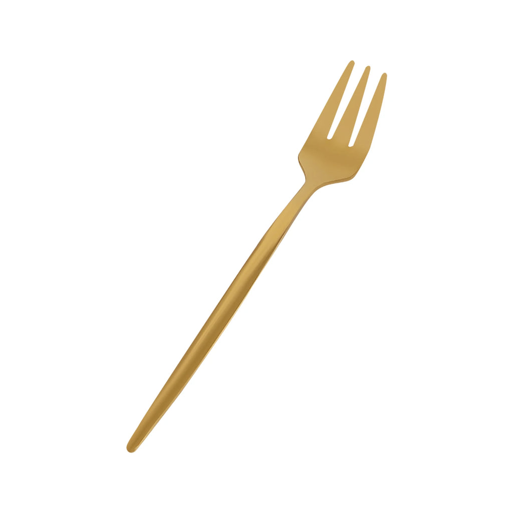 90 Pcs Gold Flatware Set