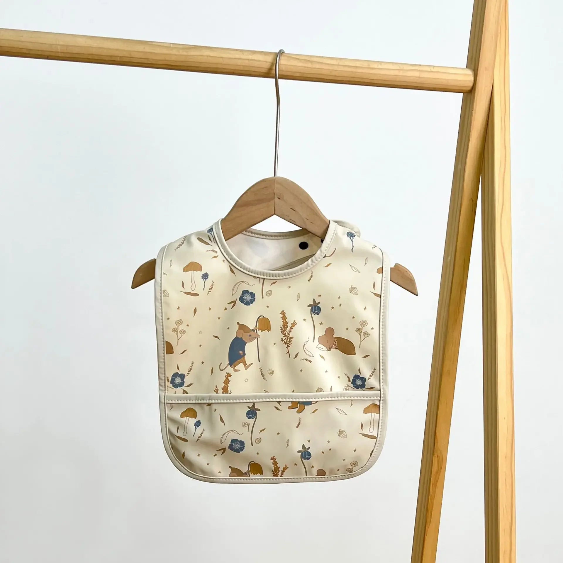 Waterproof Baby Bibs Cartoon Newborns Kids Burp Cloth Art Smock Feeding Bib Apron Pocket Infant Toddler Boys Girls Saliva Towel