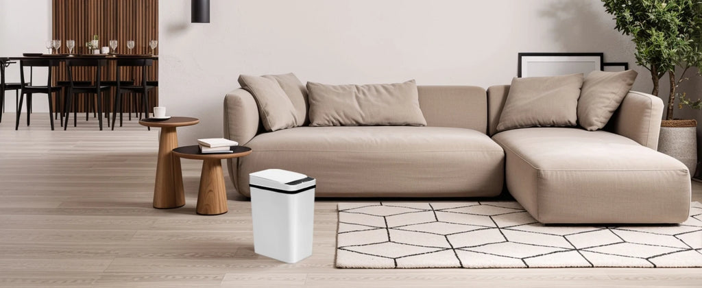 2 Pack 12L Bathroom Automatic Trash Cans