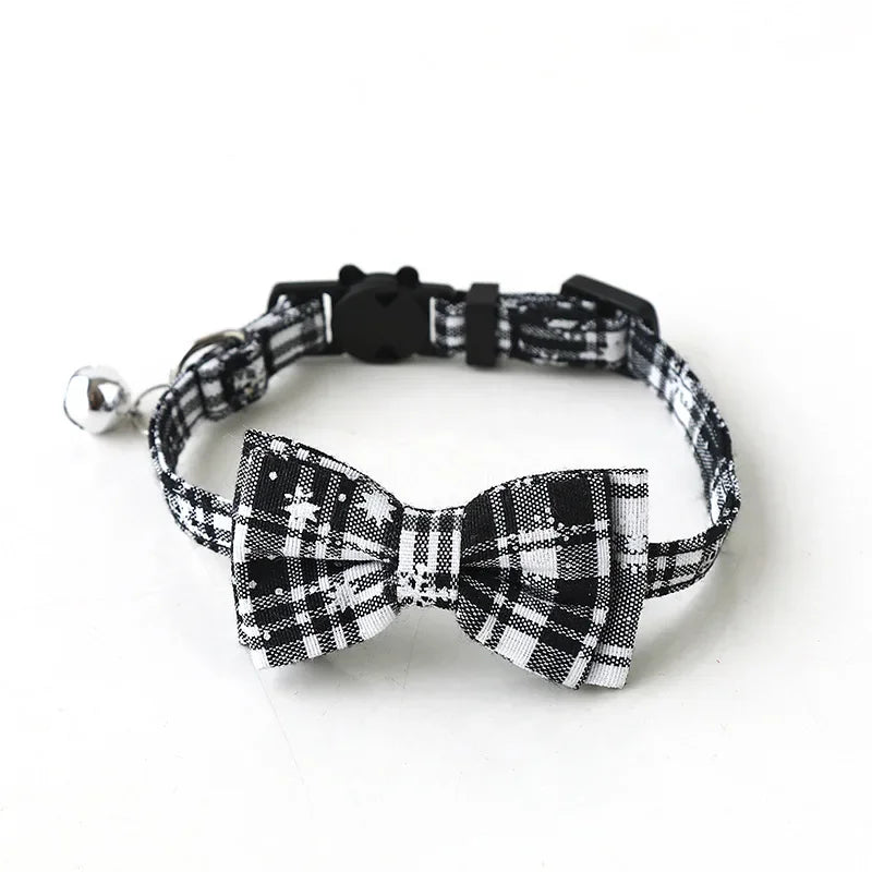 Bowknot Cat & Small Dog Collar