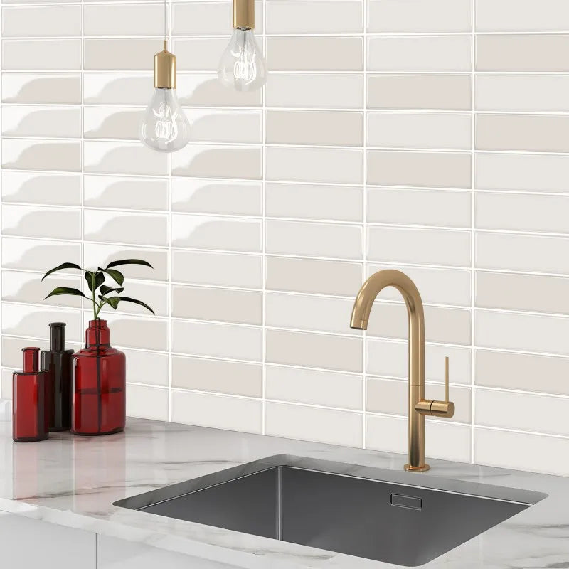10x10 Inch Self Adhesive Subway Tiles