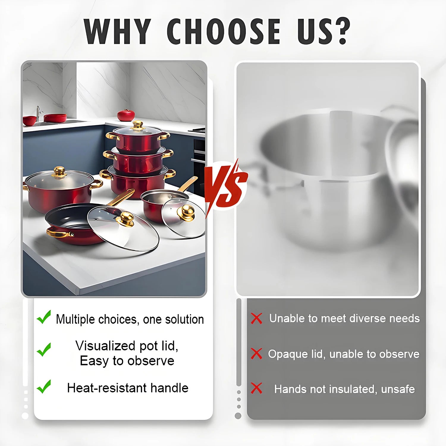 Red Cookware Set