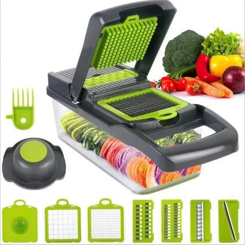1-Pack Vegetable Slicer Set - New Year's Healthy Eating Starter Kit for Meal Prep & Snack Making